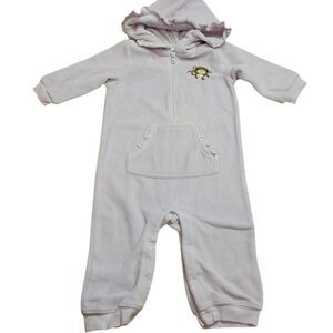 Crazy 8 monkey romper with hood 6-12 mo